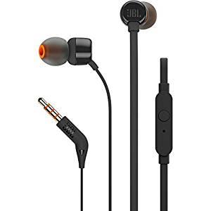 JBL Auricolari in-ear JBL T110 con cavo nero